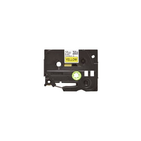 BROTHER TZEFX631 Taśma Brother 12mm BLACK ON YELLOW FLEXIBLE ID