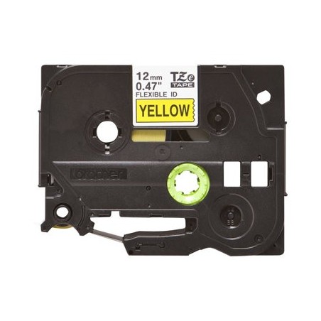 BROTHER TZEFX631 Taśma Brother 12mm BLACK ON YELLOW FLEXIBLE ID