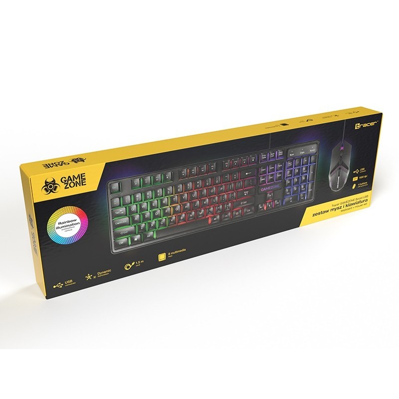 Zestaw mysz i klawiatura Gamezone Boost USB Zestaw mysz i klawiatura Gamezone Boost USB