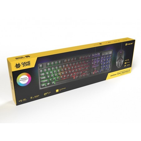 Zestaw mysz i klawiatura Gamezone Boost USB Zestaw mysz i klawiatura Gamezone Boost USB
