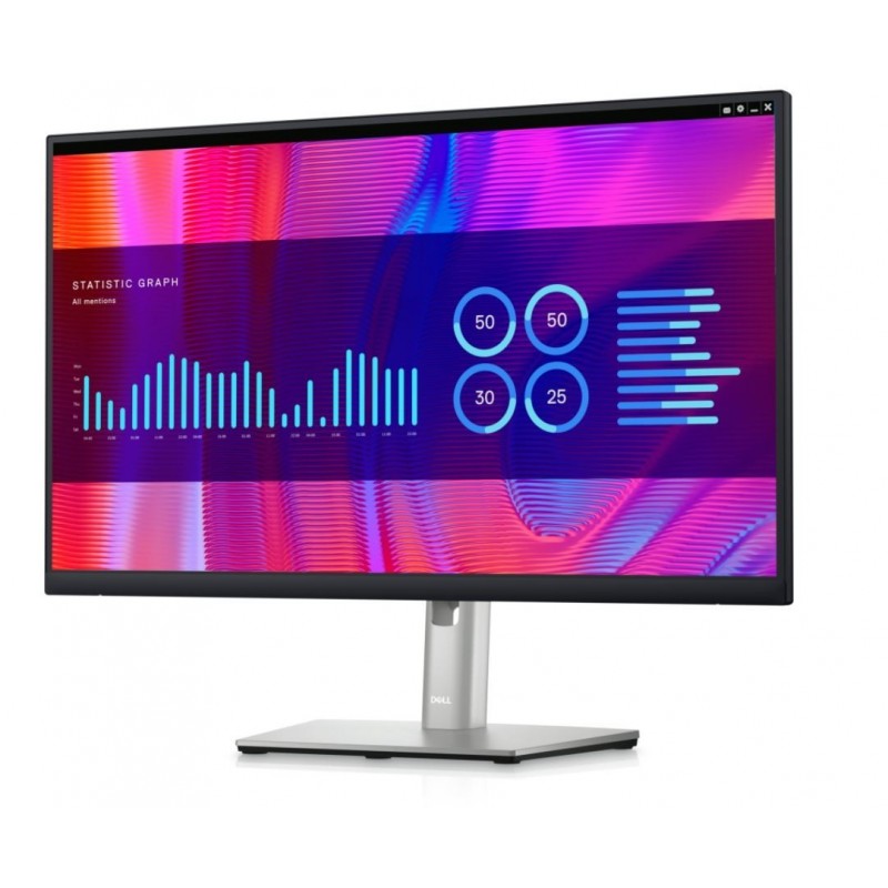Monitor P2423DE 23.8 cali IPS LED QHD (2560x1440)/16:9/HDMI/DP/USB-C/4xUSB 3.2/RJ45/3Y AES Monitor P2423DE 23.8 cali IPS LED QHD (2560x1440)/16:9/HDMI/DP/USB-C/4xUSB 3.2/RJ45/3Y AES