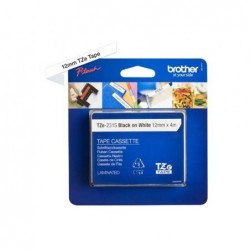 BROTHER TZE231S2 Taśma Brother 12mm BLACK ON WHITE (4m)