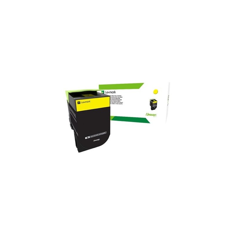 LEXMARK yellow toner 1K