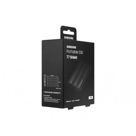 Dysk SSD T7 Shield 1TB USB 3.2, czarny Dysk SSD T7 Shield 1TB USB 3.2, czarny