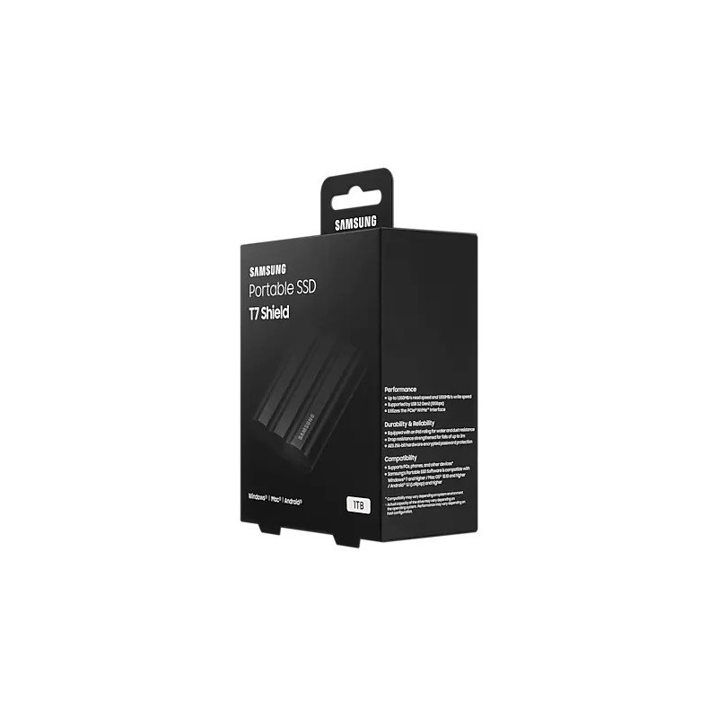 Dysk SSD T7 Shield 1TB USB 3.2, czarny Dysk SSD T7 Shield 1TB USB 3.2, czarny