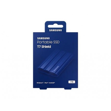 Dysk SSD T7 Shield 1TB USB 3.2, niebieski Dysk SSD T7 Shield 1TB USB 3.2, niebieski