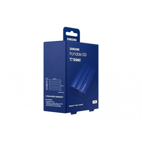 Dysk SSD T7 Shield 1TB USB 3.2, niebieski Dysk SSD T7 Shield 1TB USB 3.2, niebieski