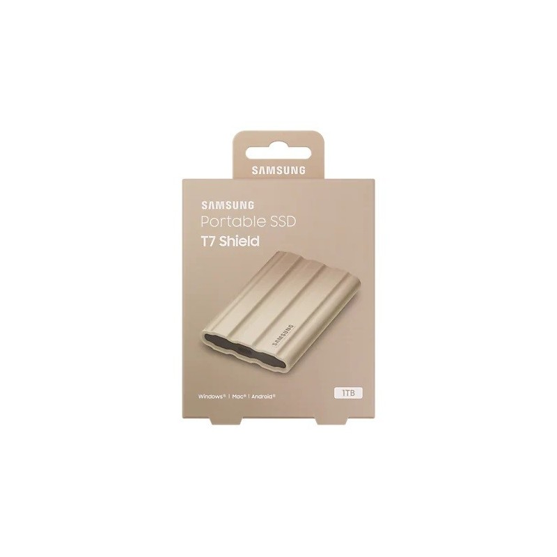 Dysk SSD T7 Shield 1TB USB 3.2, beżowy Dysk SSD T7 Shield 1TB USB 3.2, beżowy