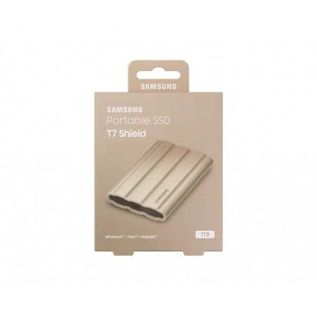 Dysk SSD T7 Shield 1TB USB 3.2, beżowy Dysk SSD T7 Shield 1TB USB 3.2, beżowy