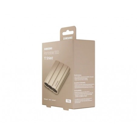Dysk SSD T7 Shield 1TB USB 3.2, beżowy Dysk SSD T7 Shield 1TB USB 3.2, beżowy