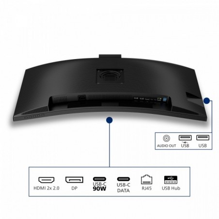 Monitor 34 cale 34B2U3600CH Curved VA HDMIx2 DP HAS USB-C RJ45 KVM Monitor 34 cale 34B2U3600CH Curved VA HDMIx2 DP HAS USB-C RJ45 KVM