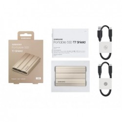 Dysk SSD T7 Shield 1TB USB 3.2, beżowy Dysk SSD T7 Shield 1TB USB 3.2, beżowy