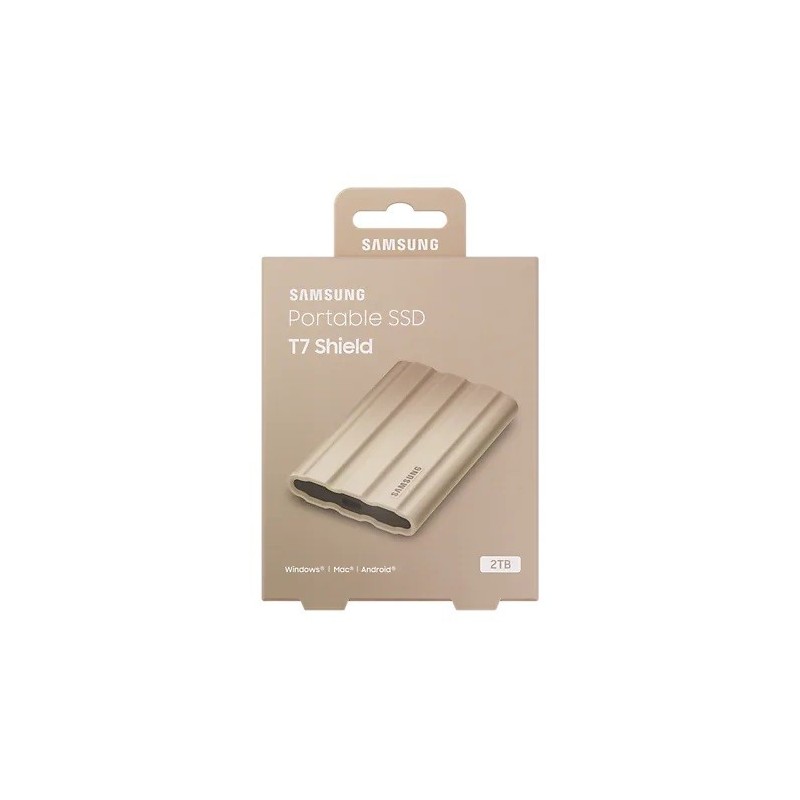 Dysk SSD T7 Shield 2TB USB 3.2, beżowy Dysk SSD T7 Shield 2TB USB 3.2, beżowy