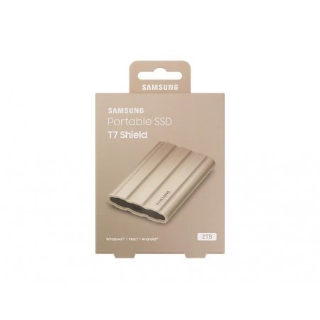 Dysk SSD T7 Shield 2TB USB 3.2, beżowy Dysk SSD T7 Shield 2TB USB 3.2, beżowy