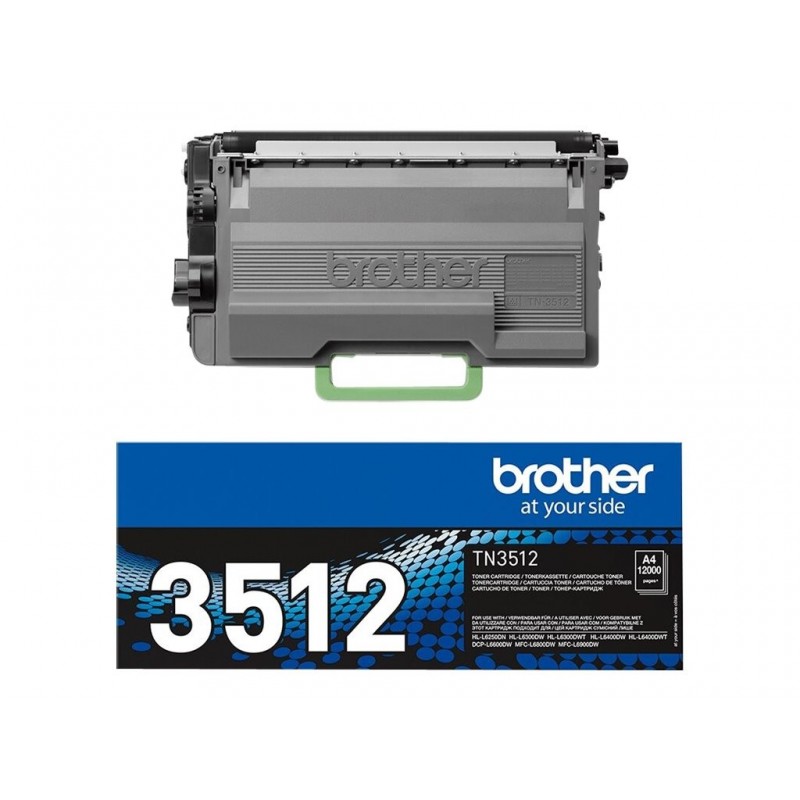 BROTHER TN3512 Toner Brother TN3512 black 12000 str HL-L6300DW/HL-L6400DW/DCP-L6600DW