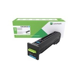 LEXMARK 72K20CE Toner Lexmark cyan 8 000 str. korporacyjny CS820 / CX82 / CX860 LEXMARK 72K20CE Toner Lexmark cyan 8 000 str. korporacyjny CS820 / CX82 / CX860