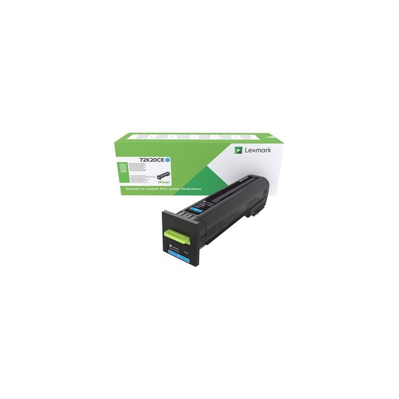 LEXMARK 72K20CE Toner Lexmark cyan 8 000 str. korporacyjny CS820 / CX82 / CX860