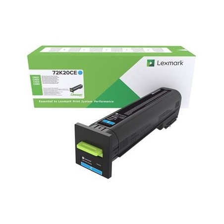 LEXMARK 72K20CE Toner Lexmark cyan 8 000 str. korporacyjny CS820 / CX82 / CX860 LEXMARK 72K20CE Toner Lexmark cyan 8 000 str. korporacyjny CS820 / CX82 / CX860