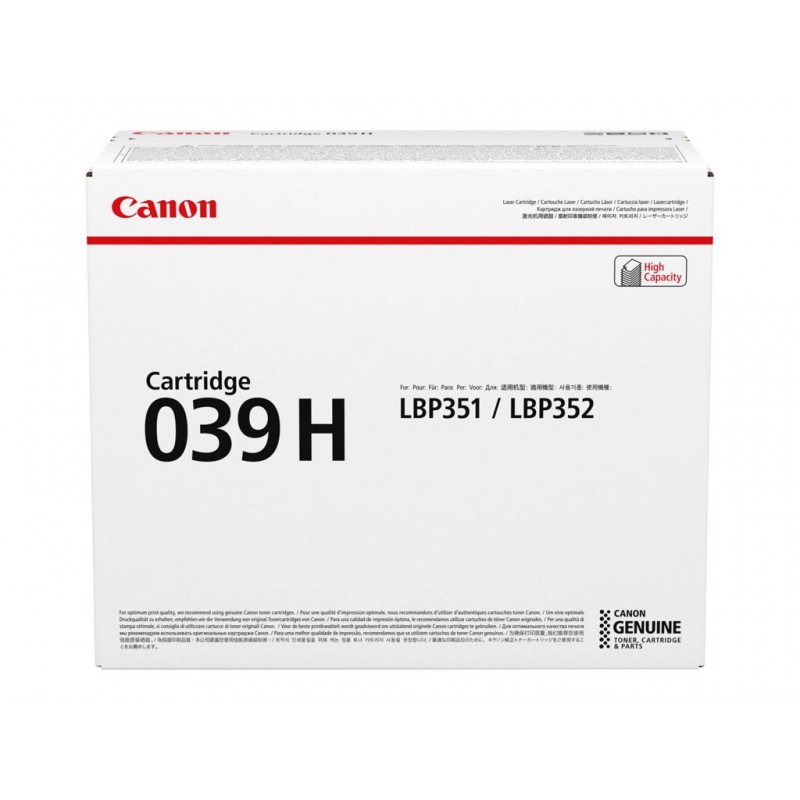 CANON toner CRG039 H high capacity