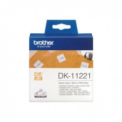 BROTHER DK11221 Taśma Brother Square Paper Label 23MM X 23MM X 1000