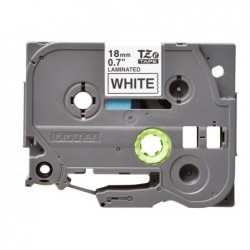 BROTHER TZE241 Brother TZE241 Banda laminata 18 mm BLACK ON WHITE