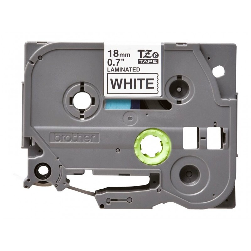 BROTHER TZE241 Brother TZE241 Banda laminata 18 mm BLACK ON WHITE