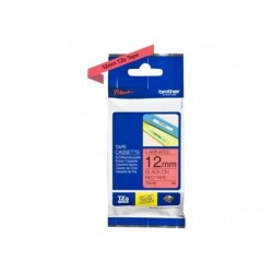 BROTHER TZe431 Taśma Brother 12mm BLACK ON RED