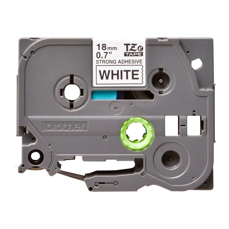 BROTHER TZES241 Tape Brother 18mm BLACK ON WHITE ADHESIVE TAPE