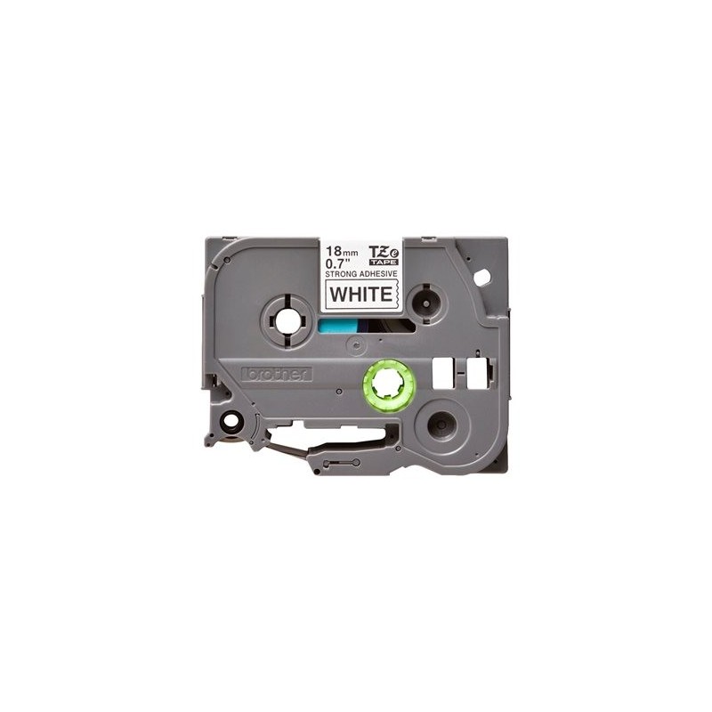 BROTHER TZES241 Tape Brother 18mm BLACK ON WHITE ADHESIVE TAPE
