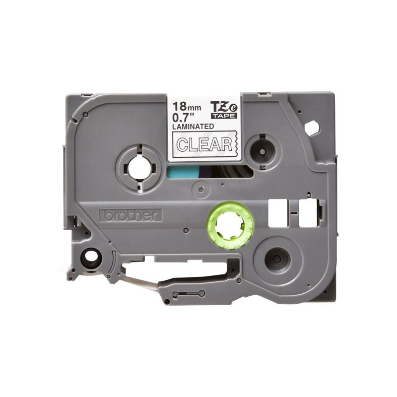 BROTHER TZE145 Taśma Brother 18mm WHITE ON CLEAR