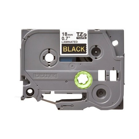 BROTHER TZE344 Taśma Brother 18mm Gold on Black