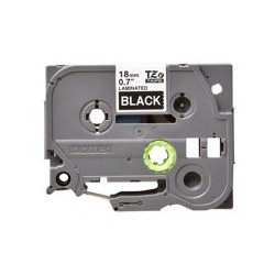 BROTHER TZe345 Taśma Brother 18mm WHITE ON BLACK