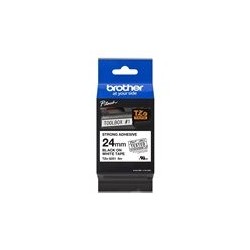 BROTHER TZES251 Tape Brother 24mm BLACK ON WHITE ADHESIVE TAPE