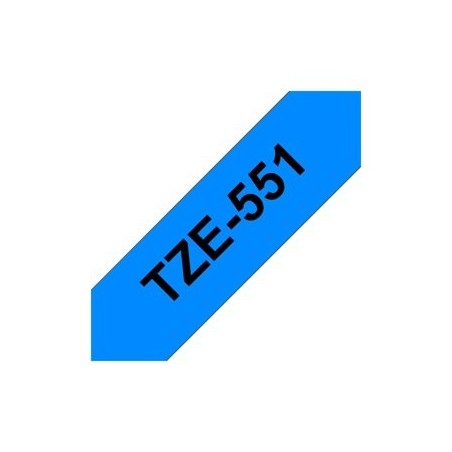 BROTHER TZE551 Taśma Brother 24mm BLACK ON BLUE BROTHER TZE551 Taśma Brother 24mm BLACK ON BLUE