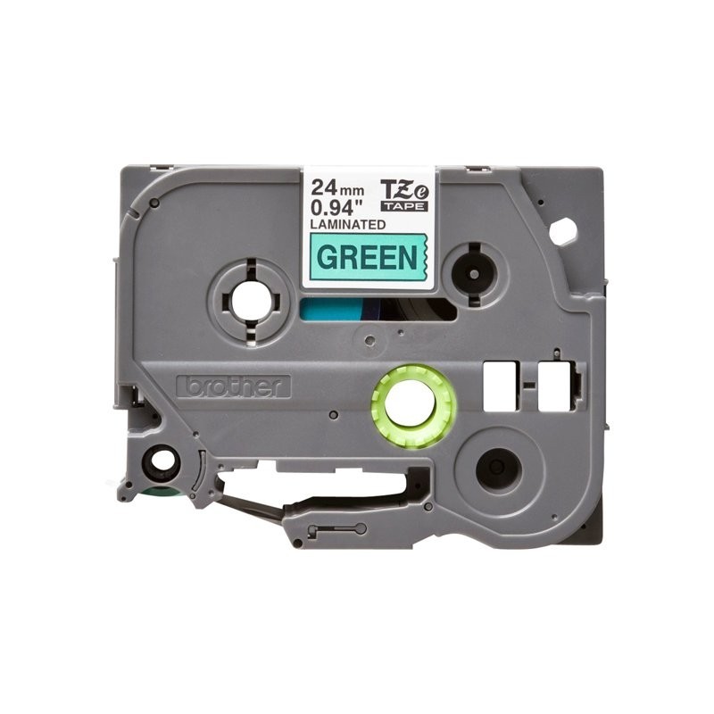 BROTHER TZE751 Taśma Brother 24mm BLACK ON GREEN