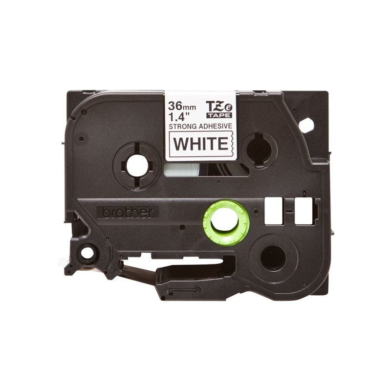 BROTHER TZES261 Taśma Brother 36mm BLACK ON WHITE ADHESIVE TAPE