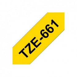 BROTHER TZE661 Taśma Brother 36mm BLACK ON YELLOW