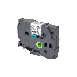 BROTHER TZEFX241 Taśma Brother 18mm BLACK ON WHITE FLEXIBLE ID