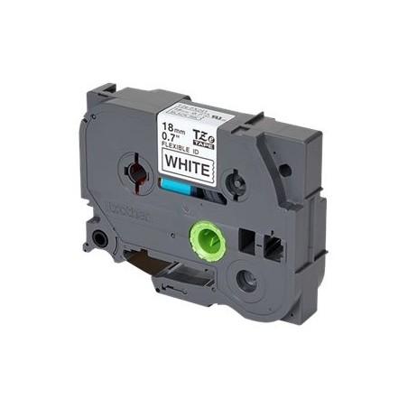 BROTHER TZEFX241 Taśma Brother 18mm BLACK ON WHITE FLEXIBLE ID