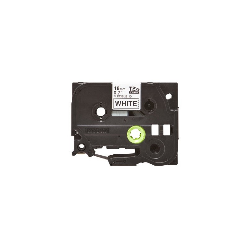 BROTHER TZEFX241 Taśma Brother 18mm BLACK ON WHITE FLEXIBLE ID