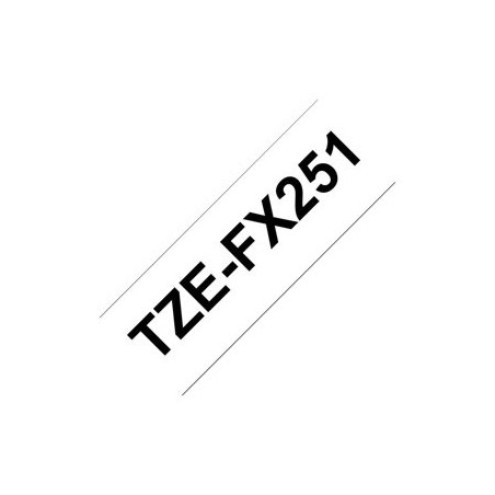 BROTHER TZEFX251 Taśma Brother 24mm BLACK ON WHITE FLEXIBLE ID BROTHER TZEFX251 Taśma Brother 24mm BLACK ON WHITE FLEXIBLE ID