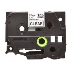 BROTHER TZE161 Taśma Brother 36mm BLACK ON CLEAR