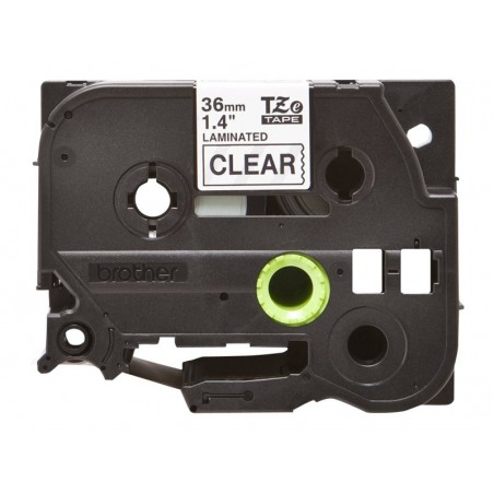 BROTHER TZE161 Taśma Brother 36mm BLACK ON CLEAR