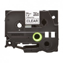 BROTHER TZE161 Taśma Brother 36mm BLACK ON CLEAR