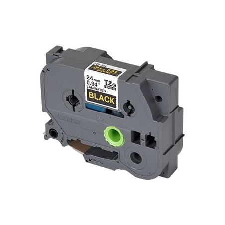 BROTHER TZE354 Taśma Brother 24mm Gold on Black