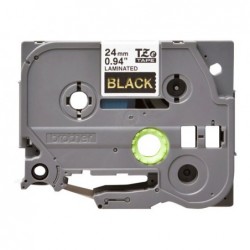 BROTHER TZE354 Taśma Brother 24mm Gold on Black