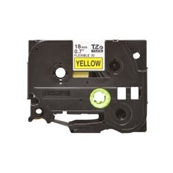 BROTHER TZEFX641 Taśma Brother 18mm BLACK ON YELLOW FLEXIBLE ID