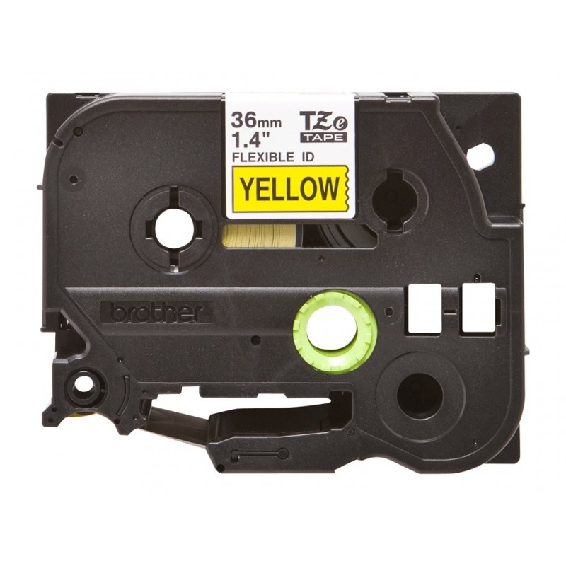 BROTHER TZEFX661 Taśma Brother 36mm BLACK ON YELLOW FLEXIBLE ID