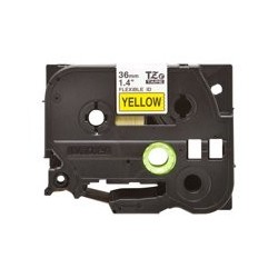 BROTHER TZEFX661 Taśma Brother 36mm BLACK ON YELLOW FLEXIBLE ID
