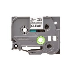 BROTHER TZES141 Taśma Brother 18mm BLACK ON CLEAR ADHESIVE TAPE